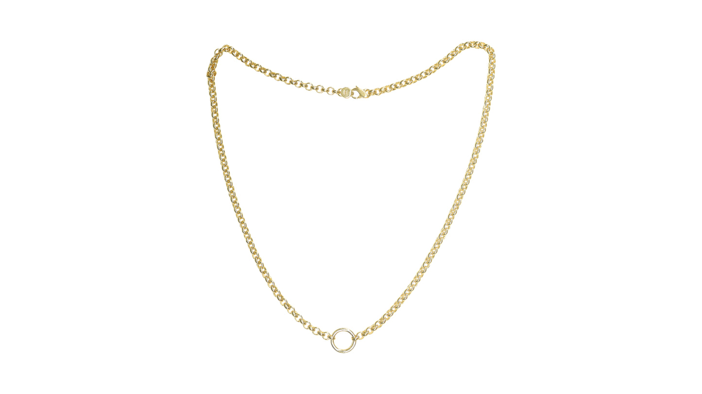 Golden Stories Charm Necklace