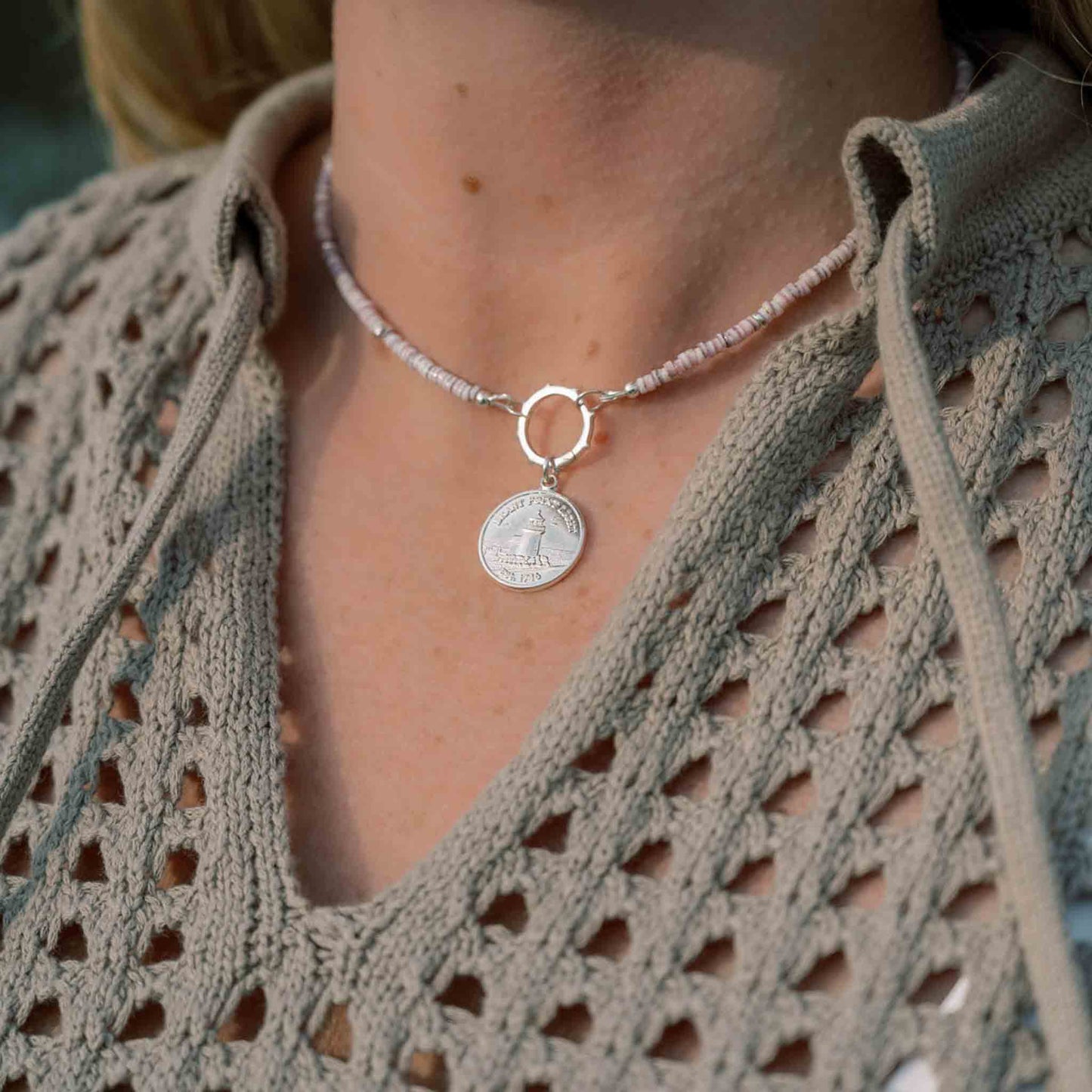 Brant Point Charm in Sterling Silver