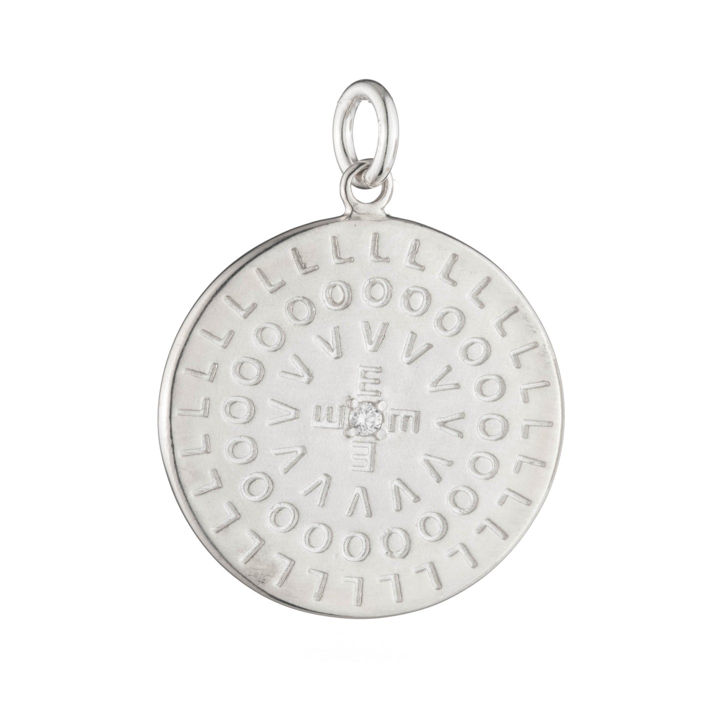 Compass Love Mandala in Sterling Silver
