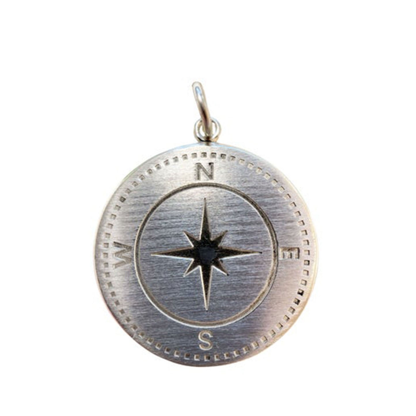 Nantucket Compass Pendant in Sterling