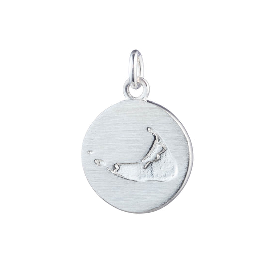Nantucket Compass Charm in Sterling