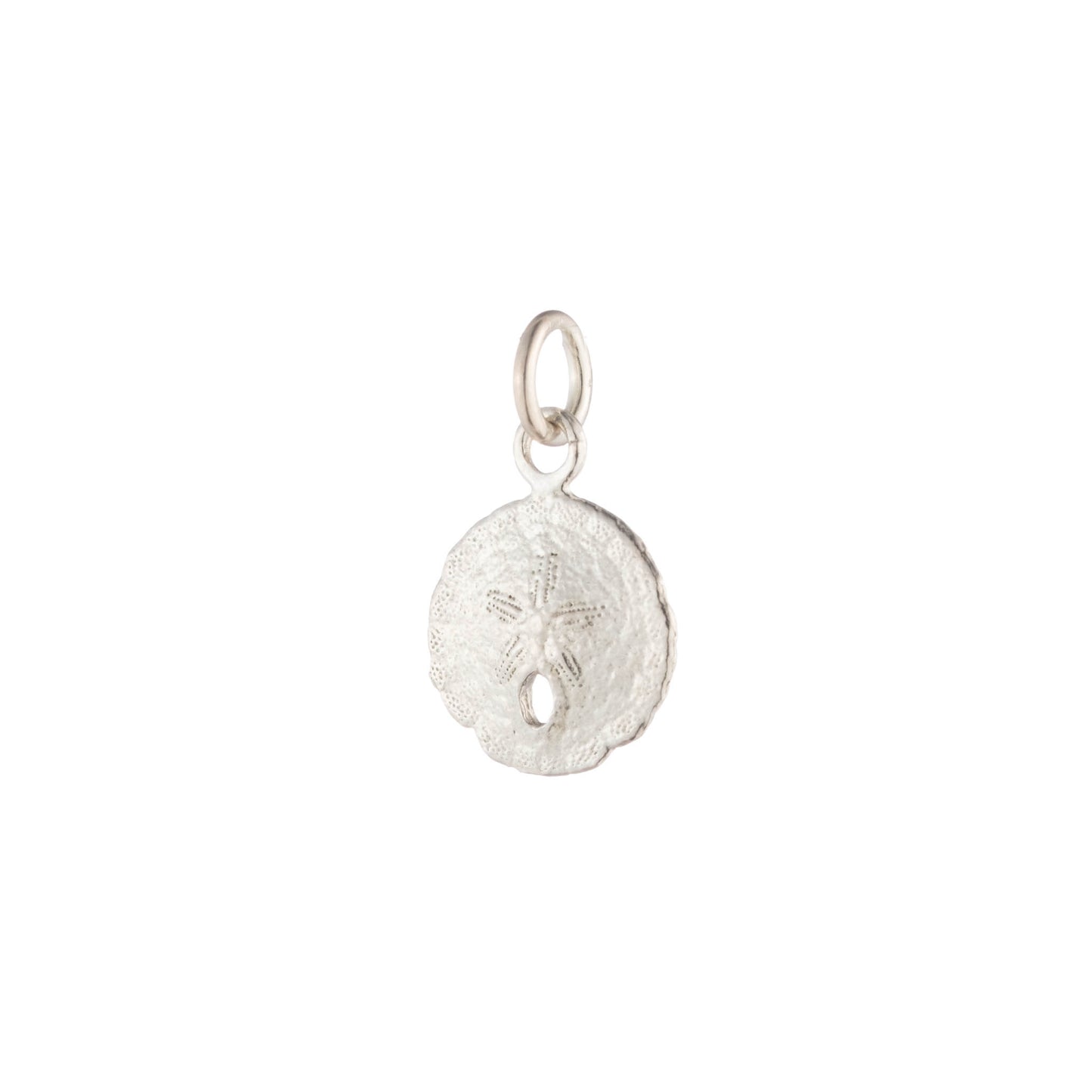 Sand Dollar Charm in Sterling