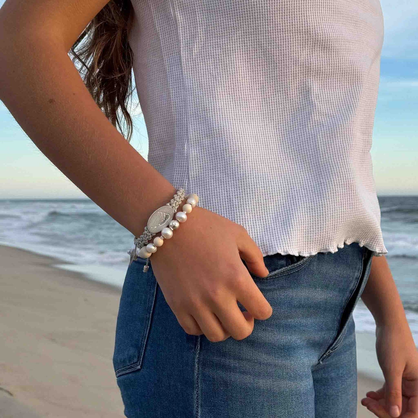 Nantucket Navigation Bracelet in Sterling Silver