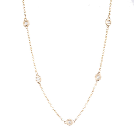 Versatile Diamond Cable Gold Necklace