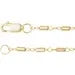 14K Yellow Gold Bar Detail Chain