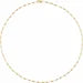 14K Yellow Gold Bar Detail Chain