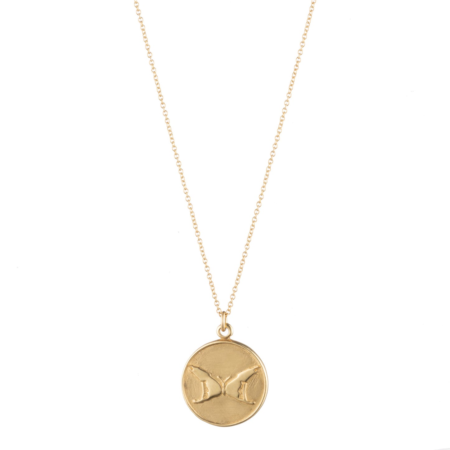 Nantucket Butterfly Pendant in Gold