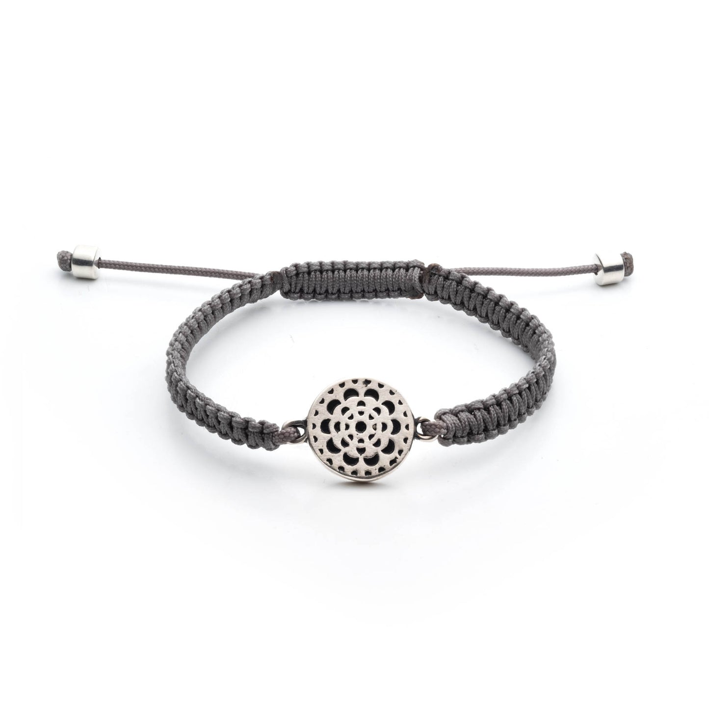 Moon Mandala Charm in Sterling Silver