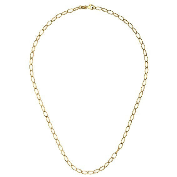 Solid Oval Link Chain (CH111)