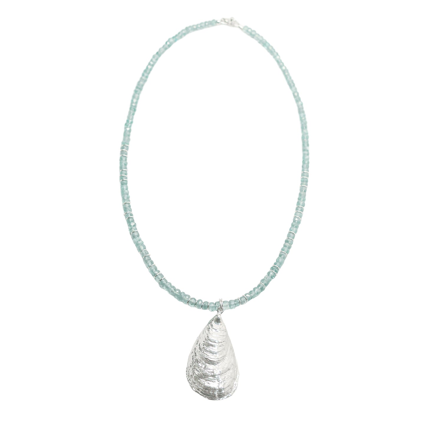 Oyster Shell Charm in Sterling
