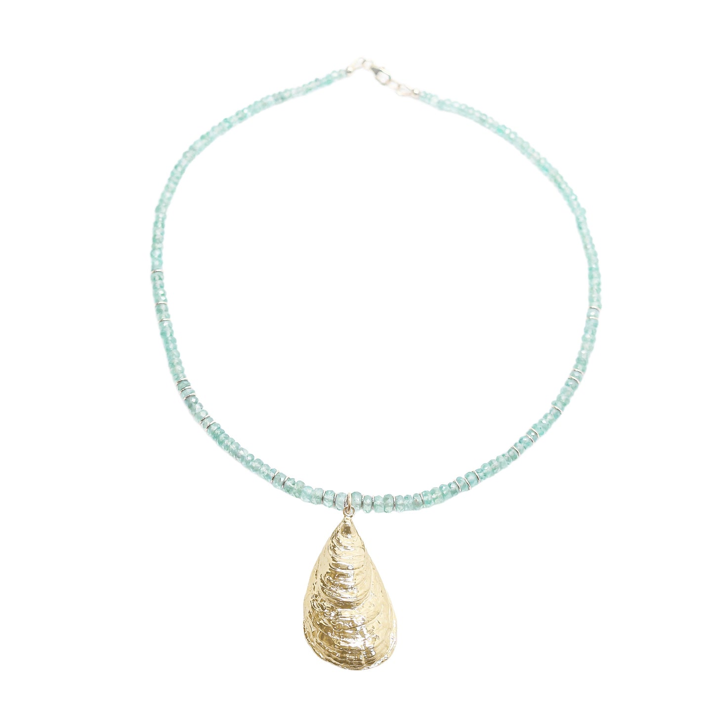 Oyster Shell Charm in Gold