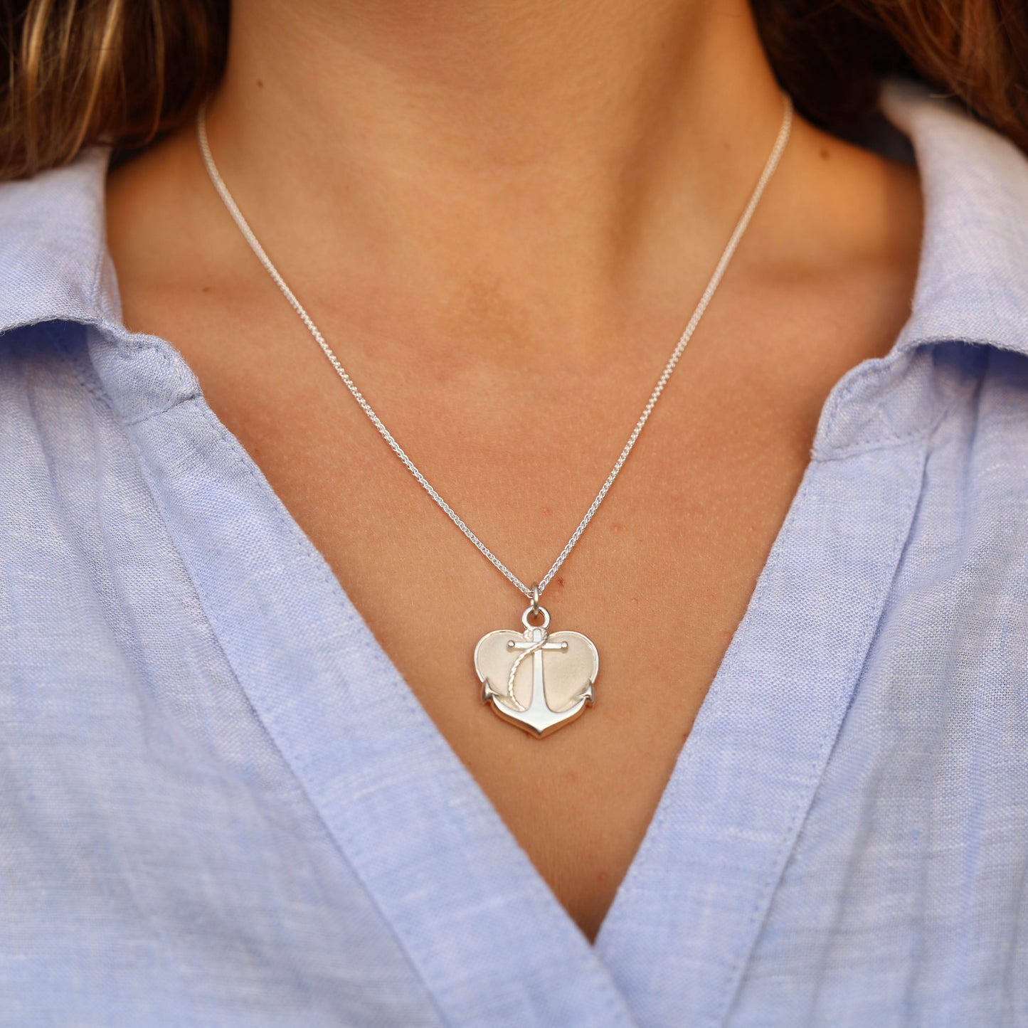 Heart and Anchor Pendant