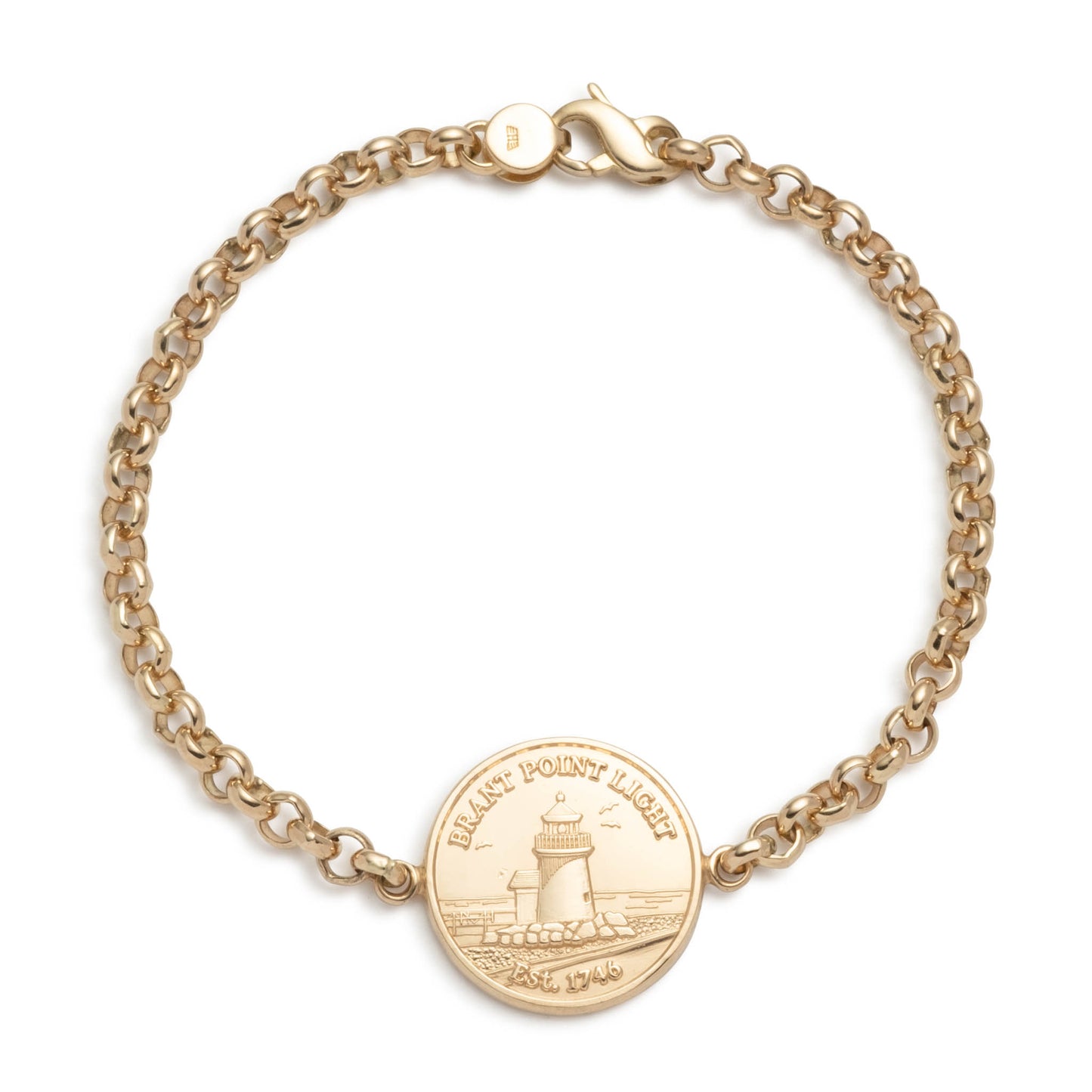 Brant Point Link Bracelet in Gold