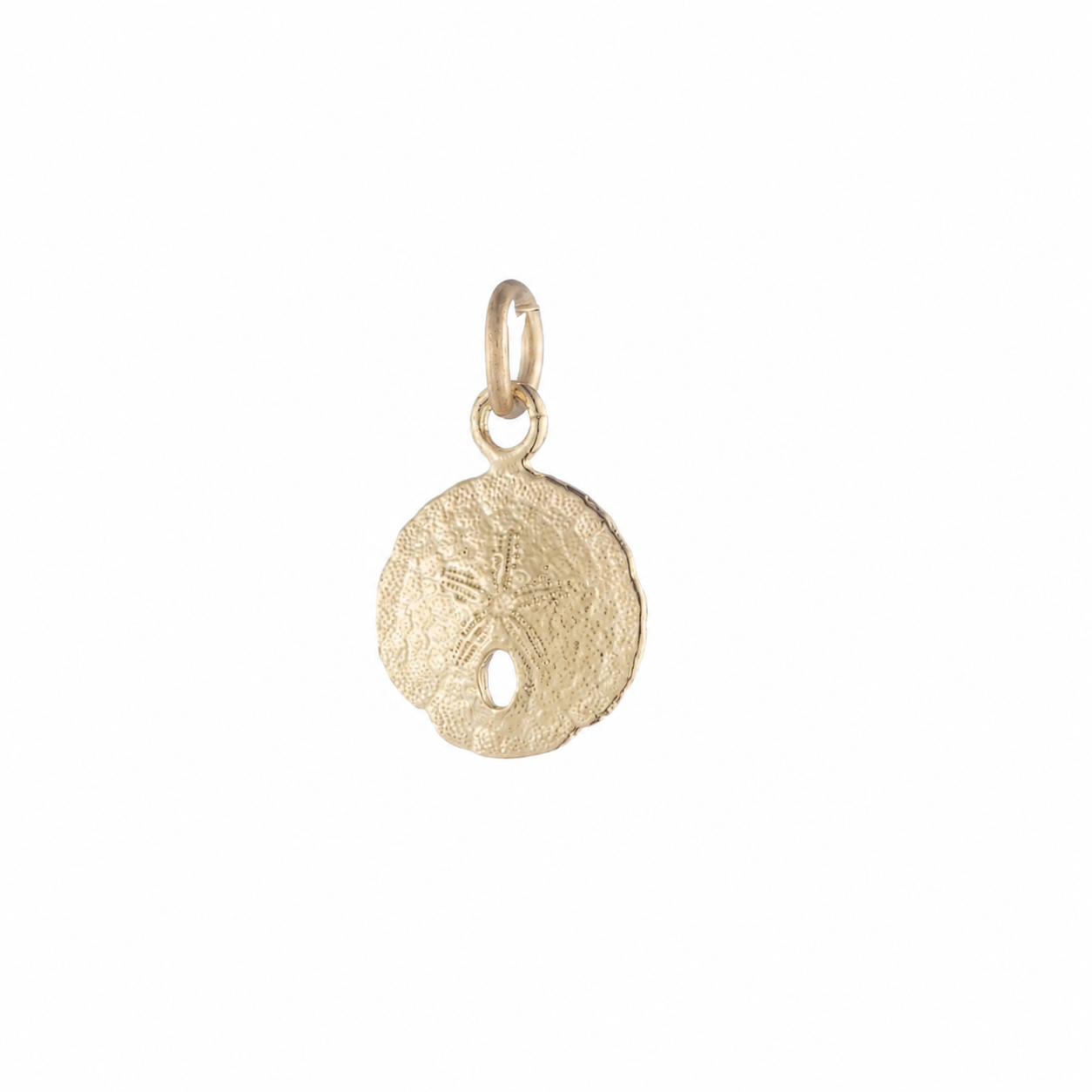 Sand Dollar Charm in Gold