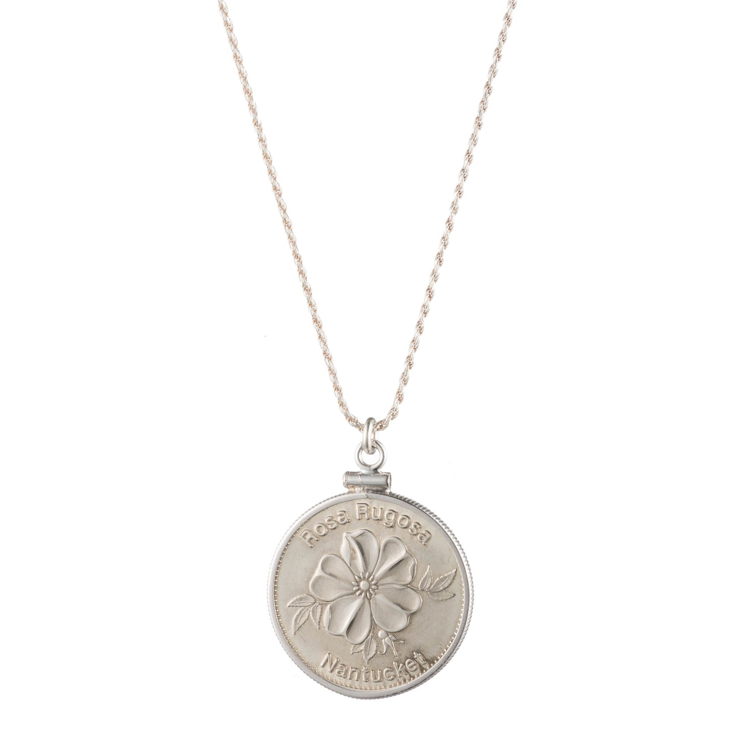 Commemorative Coin Pendant in Sterling Silver