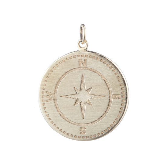 Load image into Gallery viewer, Compass Love Mandala Pendant in Gold
