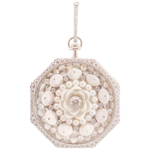 Sandy Dream Diamond Framed Sailor's Valentine