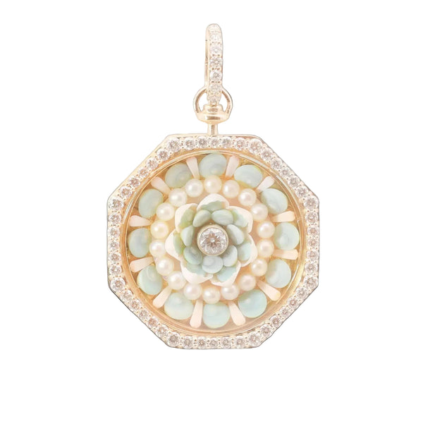 Sea Treasure Diamond Framed Sailor's Valentine