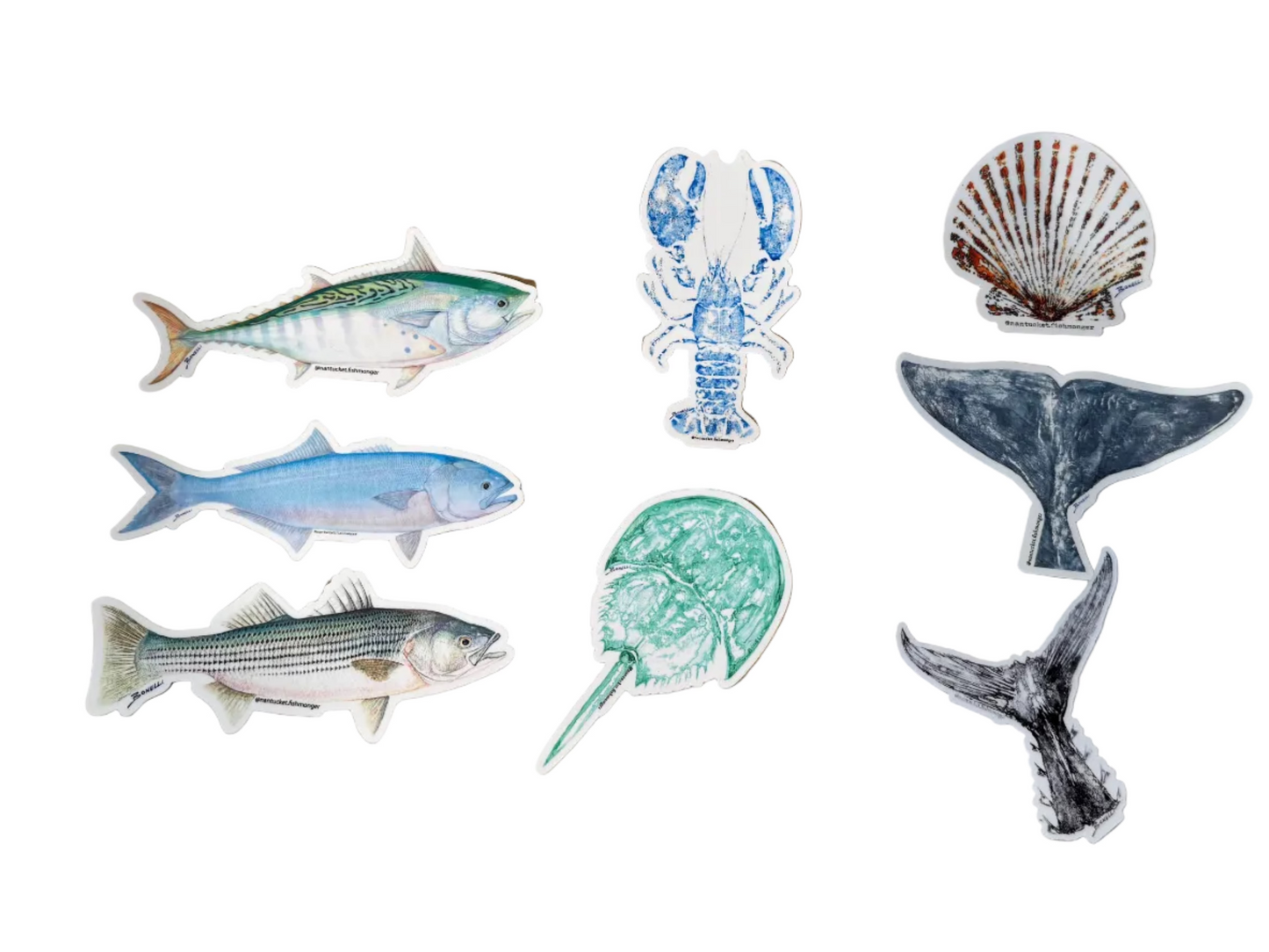Ocean Print Stickers