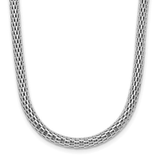 Sterling Silver Silk Mesh Chain
