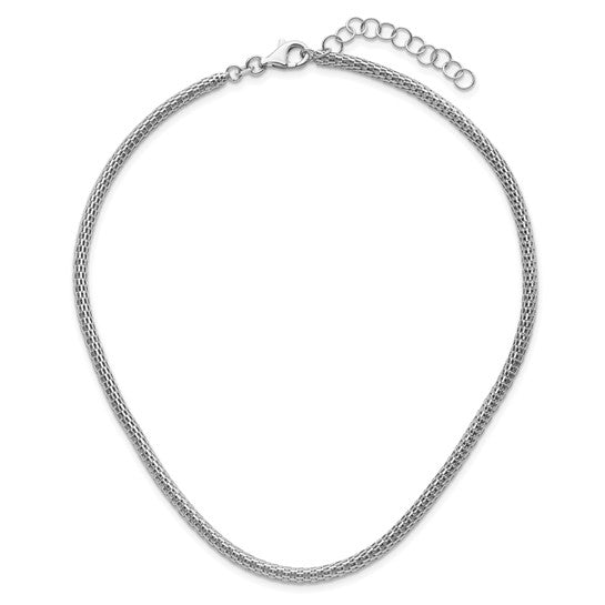 Sterling Silver Silk Mesh Chain
