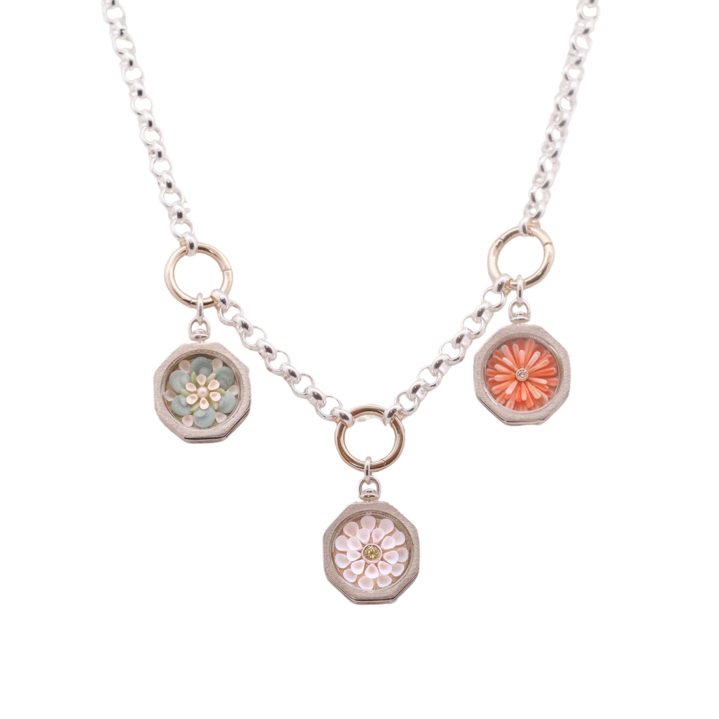 Silver Stories Charm Necklace