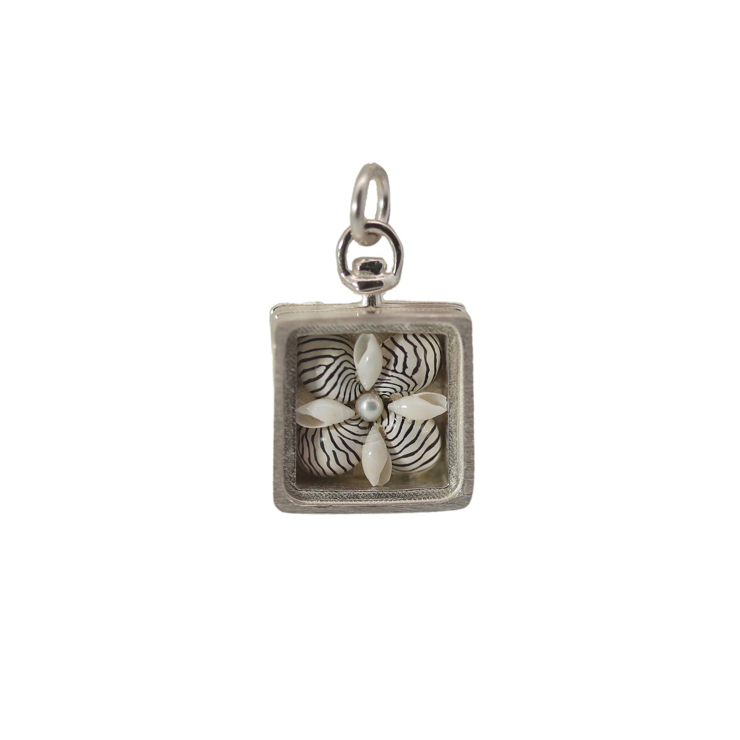 Striped Shores Sailor's Valentine in Sterling Silver