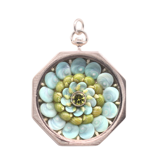 Oceanic Sailor's Valentine in Sterling Silver