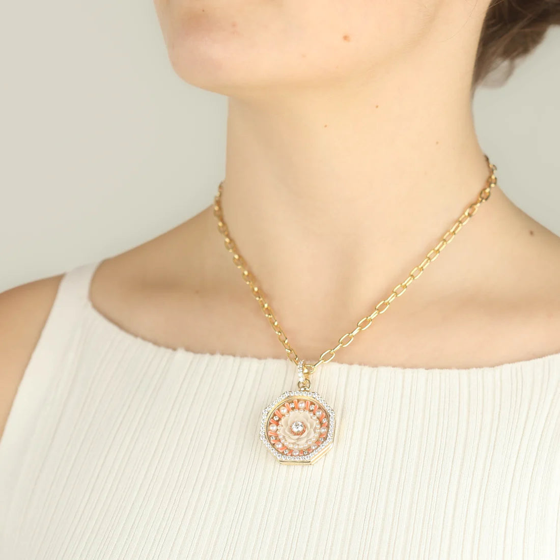 Solid Oval Link Chain