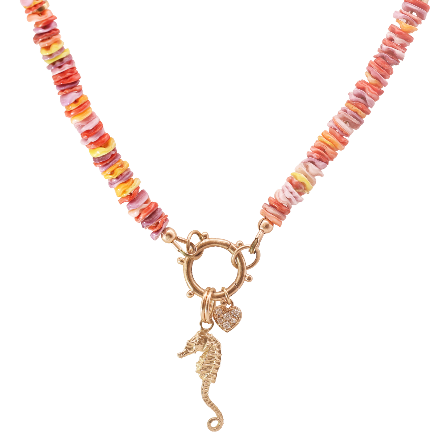 Coastal Charm Necklace in Gold