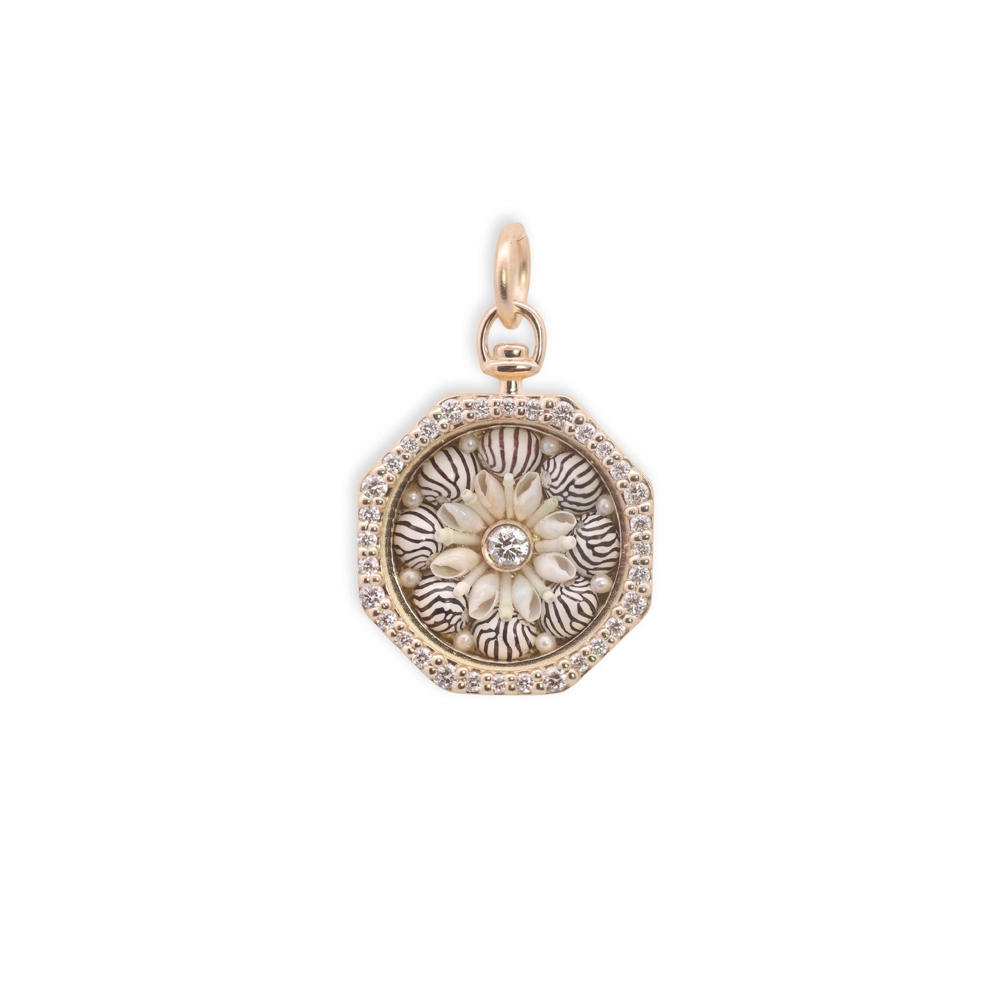 Special Order Diamond Framed Micro Sailor's Valentine - KC