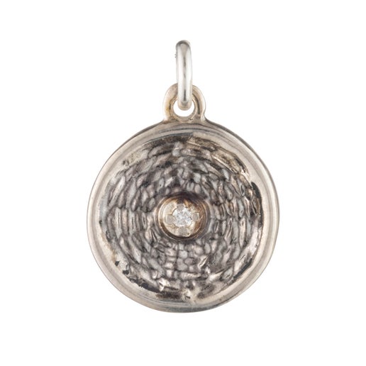 Nantucket Basket Lid Charm in Sterling
