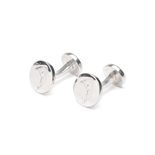 Nantucket Compass Cuff Links in Sterling