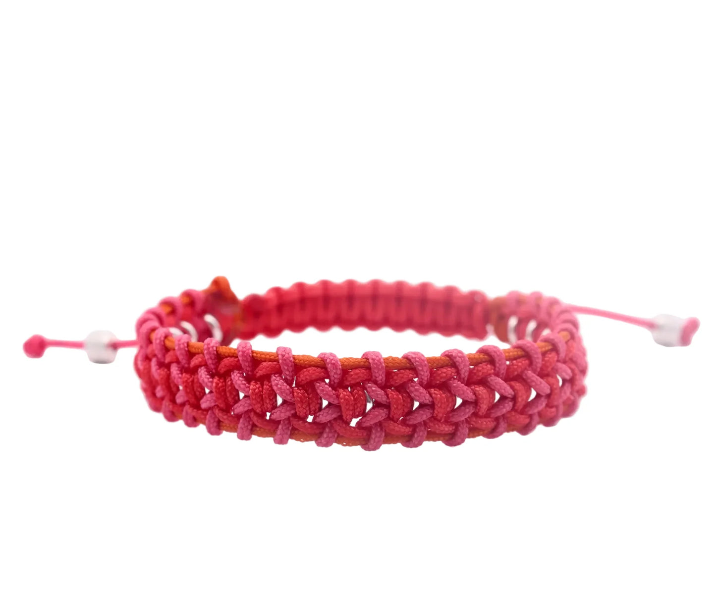 Woven & Metal Bracelet in Sterling Silver