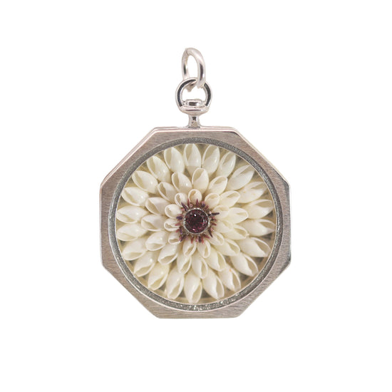 Dusky Rose Sailor's Valentine in Sterling Silver